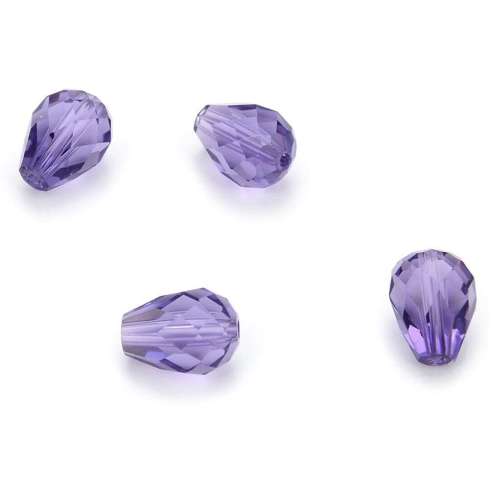 5204 100pcs Adabele Austrian 8mm Faceted Teardrop Loose Crystal Beads